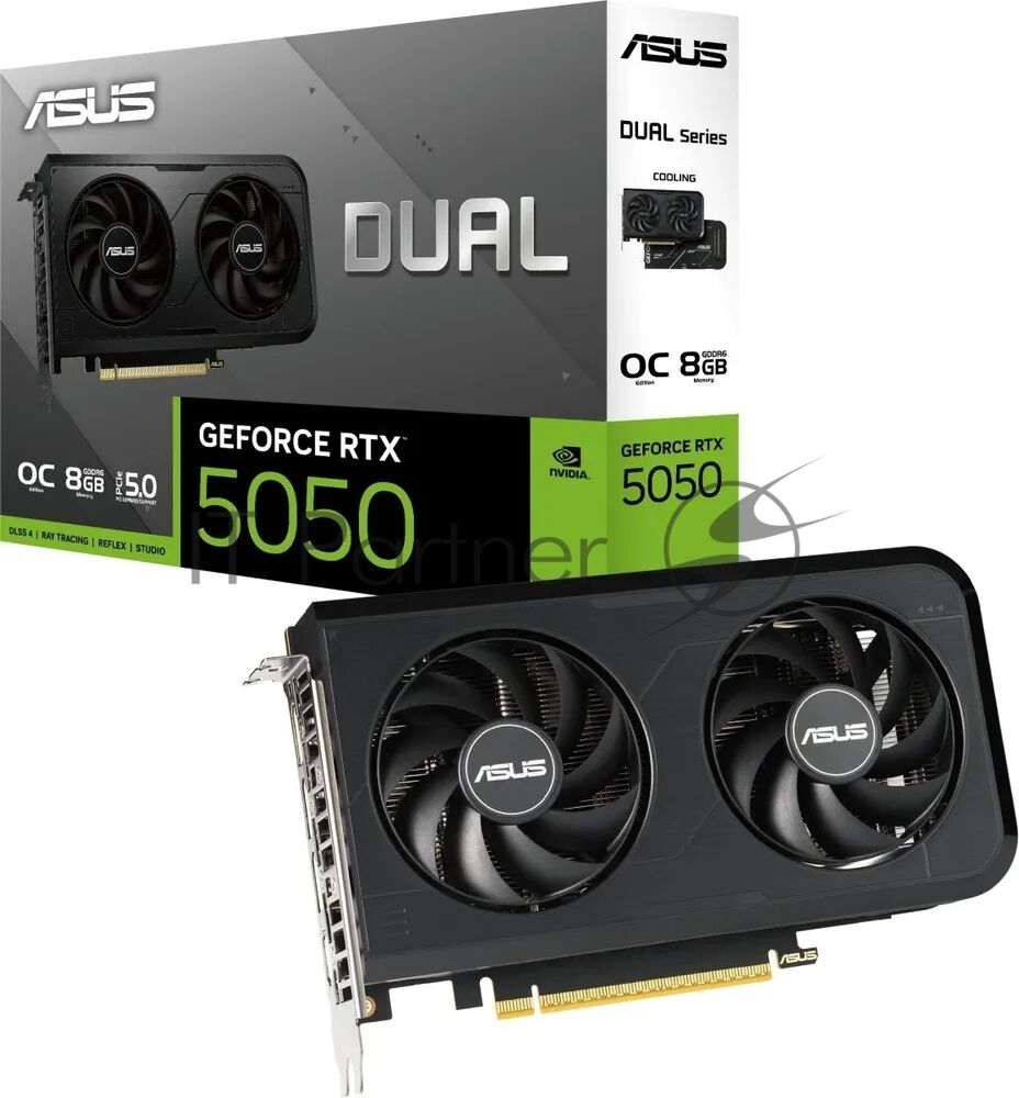 Видеокарта ASUS GeForce RTX 5050 8G OC, NVIDIA RTX 5050, 8 ГБ GDDR6, 128 бит, PCI-e 5.0, 1xHDMI, 3xDP, 2677 МГц 1 Видеокарта ASUS GeForce RTX 5050 8G OC, NVIDIA RTX 5050, 8 ГБ GDDR6, 128 бит, PCI-e 5.0, 1xHDMI, 3xDP, 2677 МГц 1