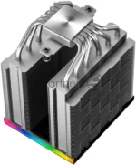 Кулер для процессора DEEPCOOL AK620 DIGITAL SE LGA20XX/1700/1200/115X/AM5/AM4 (9шт/кор, TDP 260W, PWM, DUAL Fan 120мм, 6 тепл. трубок, ARGb, черный) RET (R-AK620-BKADMN-GJD) 5