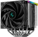 Кулер для процессора DEEPCOOL AK620 DIGITAL SE LGA20XX/1700/1200/115X/AM5/AM4 (9шт/кор, TDP 260W, PWM, DUAL Fan 120мм, 6 тепл. трубок, ARGb, черный) RET (R-AK620-BKADMN-GJD) 9