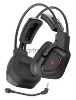 Гарнитура Bloody MR575 чёрный, беспроводная + проводная, радиоканал, до 40 ч, подсветка 17