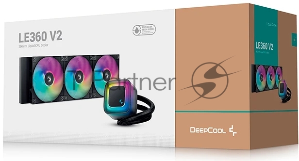 Система жидкостного охлаждения DeepСool LE360 V2 черный (R-LE360-BKAMMC-G-2)
