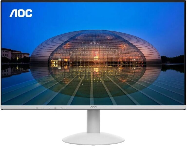 Монитор 23.8" AOC 24B30H3/BW IPS 1920x1080, 120 Гц, 1 мс, 16:9, 300 кд/м², HDMI 1.4, VGA, белый 1