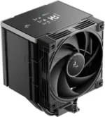 Кулер для процессора DEEPCOOL AK500 G2 DIGITAL NYX LGA1851/1700/1200/115X/AM5/AM4 (9шт/кор, TDP 240W, PWM, Fan 120мм, 5 тепл. Трубок, Copper Base, черный) RET (R-AK500G2-BKNNMN-GJD-1) 9