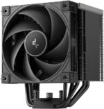 Кулер для процессора DEEPCOOL AK500 G2 LGA1851/1700/1200/115X/AM5/AM4 (9шт/кор, TDP 240W, PWM, Fan 120мм, 5 тепл. трубок, Copper Base, Wood-grain top cover, черный) RET (R-AK500G2-BKNNMN-GJD) 8
