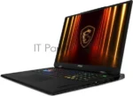 Ноутбук MSI Vector 18 HX AI A2XWHG-899XRU Ultra 9 285HX 64Gb SSD 1Tb NVIDIA GeForce RTX 5070Ti 12Gb 18" IPS QHD+ (2560x1600) FreeDOS grey space WiFi BT Cam (9S7-1824B4-899) 2