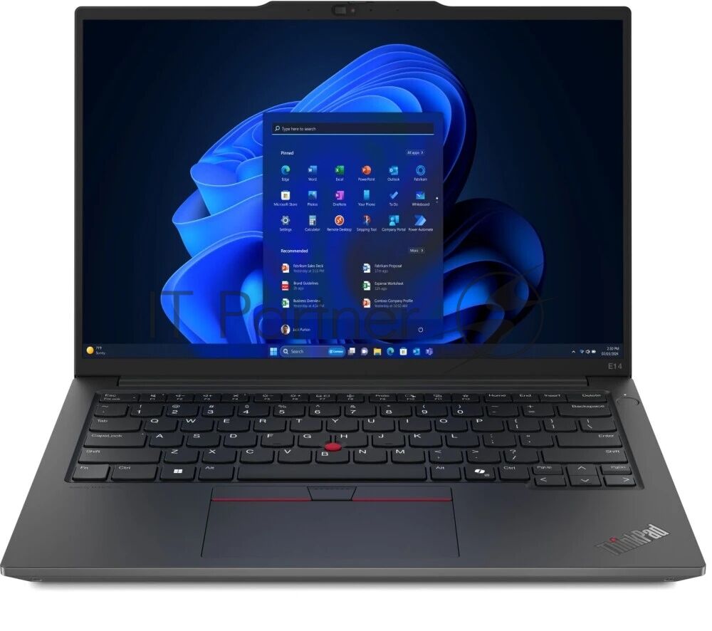 Ноутбук 14" IPS WUXGA LENOVO ThinkPad E14 G6 черный (Core Ultra 7 155H/16Gb/512Gb SSD/VGA int/FP/W11Pro) (21M7002XRT) 1 Ноутбук 14" IPS WUXGA LENOVO ThinkPad E14 G6 черный (Core Ultra 7 155H/16Gb/512Gb SSD/VGA int/FP/W11Pro) (21M7002XRT) 1