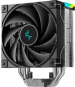 Устройство охлаждения(кулер) Deepcool AK400 Digital SE Soc-AM5/AM4/1200/1700/1851 черный 4-pin 19-28dB Al+Cu LCD 220W 812gr Ret (R-AK400-BKADMN-GJD) 2
