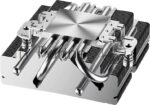 Кулер для процессора PCCooler RC400-53 (125W, 4-pin PWM, 53.5мм, Al/Cu, 4x6мм, 1x92мм, 43CFM, 31.2dBA, 2700RPM, S: 1851/1700/1200/20XX/115X, AM5/AM4, silver, black) 3