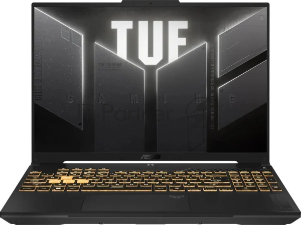 Ноутбук ASUS TUF F16 FX608JMR-RV114 16"(1920x1200 (матовый, 165Hz) IPS)/Intel Core i7 14650HX(2.2Ghz)/16Gb/1024PCISSDGb/noDVD/Ext:nVidia GeForce RTX 5060(8192Mb)/Cam/BT/WiFi/90WHr/war 1y/2.2kg/Jaeger Gray/DOS