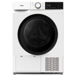 Сушильная машина Korting KD 60HP83 белый, 8 кг, сушка - тепловой насос, программ - 15, 59.5 x 84.5 x 60 см