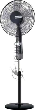 Вентилятор Centek CT-5022 чёрный, напольный, 55 Вт, 3 скорости, 43 см 3