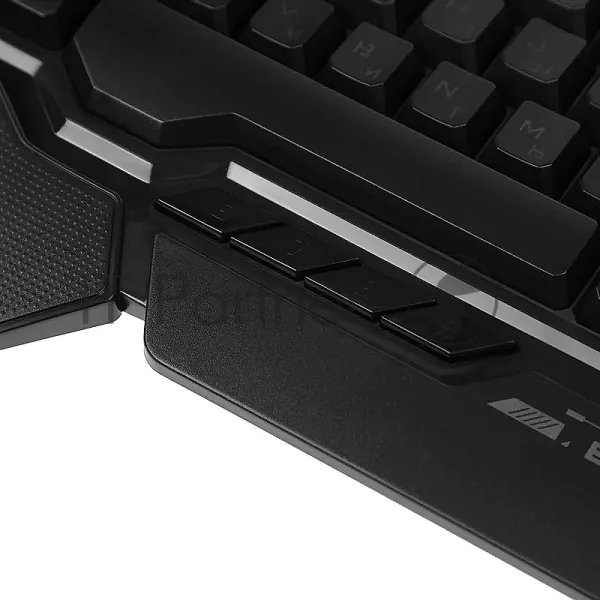 Клавиатура проводная A4Tech Bloody B310N черный USB Multimedia for gamer LED (подставка для запястий) (B310N) 1