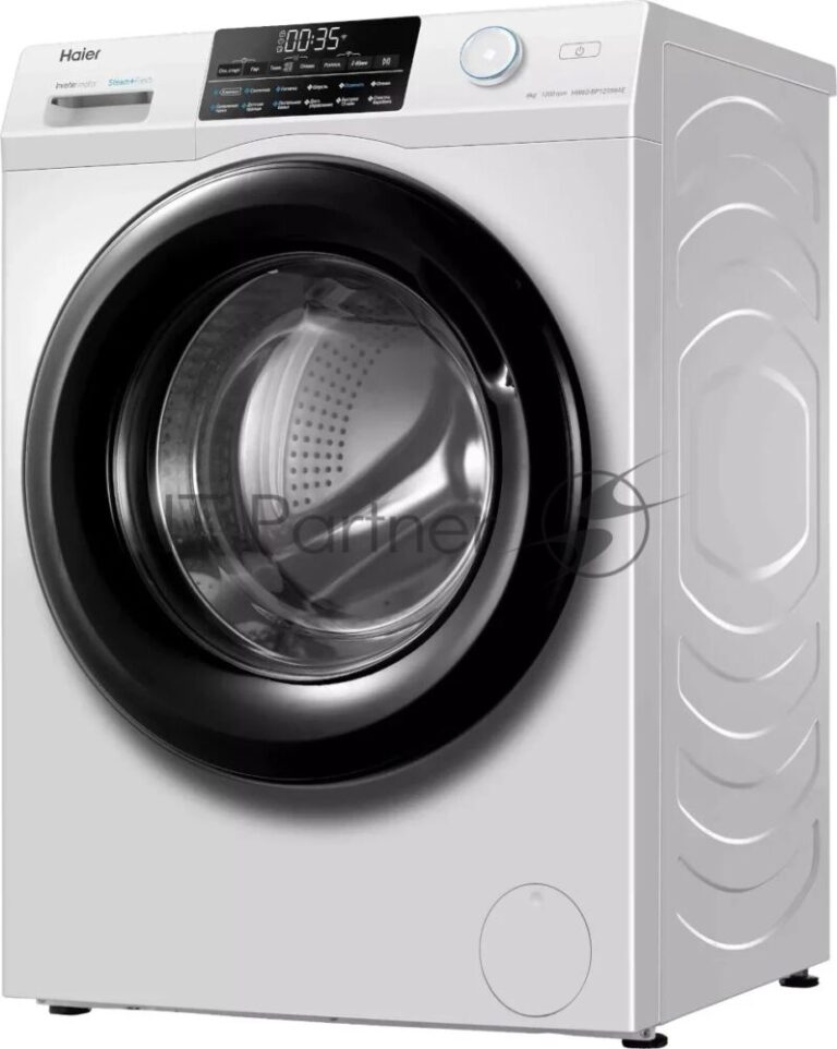 Стиральная машина Haier HW60-BP12959AE белый, загрузка фронтальная 6 кг, 1200 об/мин., класс: A+++ 1