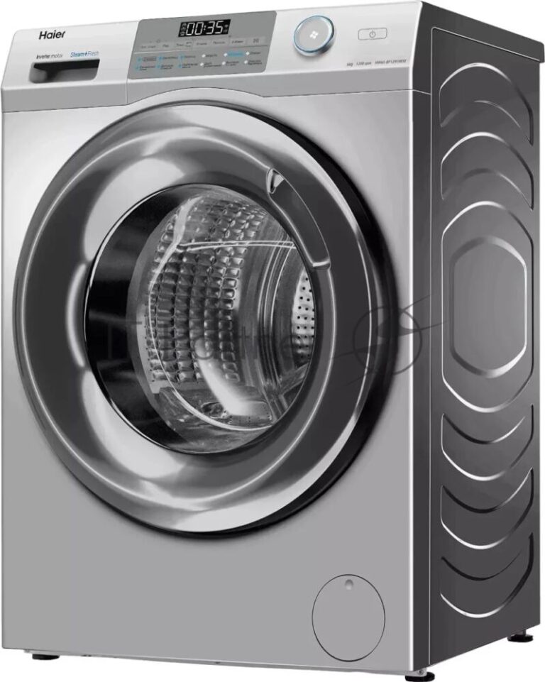 Стиральная машина Haier HW60-BP12959BSE серебристый, загрузка фронтальная 6 кг, 1200 об/мин., класс: A+++ 1