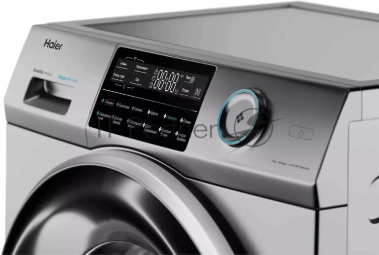 Стиральная машина Haier HW70-BP12969ASE серебристый, загрузка фронтальная 7 кг, 1200 об/мин., класс: A+++ 1