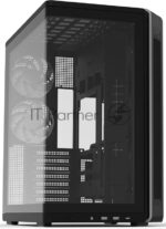 Компьютерный корпус ZALMAN MidTower P60 black (ATX, без БП, 2xUSB 3.0+USB Type C, 5x120мм ARGb) (Zalman P60 Black) 4