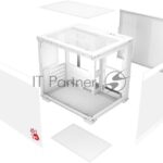 Компьютерный корпус Bloody CC-121 белый без БП mATX 7x120мм 1xUSB2.0 1xUSB3.0 audio