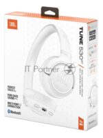 Беспроводные наушники JBL Tune 530BT белый, накладные, Bluetooth, складная конструкция 5