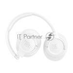 Беспроводные/проводные наушники JBL Tune 730BT белый, полноразмерные, Bluetooth + проводной, быстрая зарядка 3