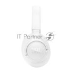 Беспроводные/проводные наушники JBL Tune 730BT белый, полноразмерные, Bluetooth + проводной, быстрая зарядка 8