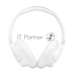 Беспроводные/проводные наушники JBL Tune 730BT белый, полноразмерные, Bluetooth + проводной, быстрая зарядка 9