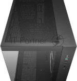 Компьютерный корпус Deepcool CG330 3F без БП, боковое окно (панорама), 3x120мм ARGB PWM вентилятора, черный, mATX 4