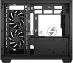Компьютерный корпус Deepcool CG330 3F без БП, боковое окно (панорама), 3x120мм ARGB PWM вентилятора, черный, mATX 6