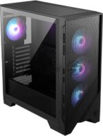 Компьютерный корпус без блока питания Case MSI MAG FORGE 321R AIRFLOW, Midi-Tower, TG, 4x120мм ARGB, 2xUSB 3.2, 1xUSB 3.2 Type-C, ATX, mATX, mITX черный 4
