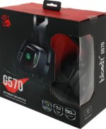 Гарнитура проводная с микрофоном A4Tech Bloody G570 черный/серый 2м мониторные USB оголовье (G570 USB/BLACK + GREY) 3