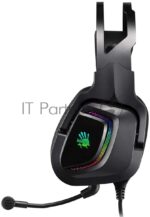 Гарнитура проводная с микрофоном A4Tech Bloody G570 черный/серый 2м мониторные USB оголовье (G570 USB/BLACK + GREY) 14
