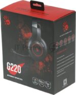 Гарнитура Bloody G220 чёрный, проводная, подсветка 6
