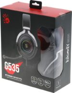 Гарнитура Bloody G535 чёрный/серебристый, проводная, подсветка 2