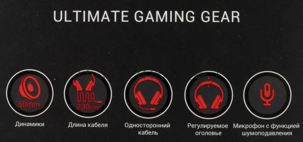 Гарнитура Bloody G521 чёрный, проводная, USB 1
