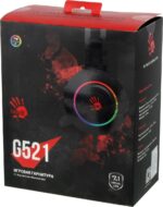 Гарнитура Bloody G521 чёрный, проводная, USB 4