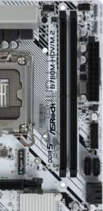 Материнская плата ASRock B760M-HDV/M.2, LGA 1700, Intel B760, 2xDDR5, 4xSATA, 2xM.2, 1xPCI-E 4.0 x16, 2xPCI-E x1, 1xDP, 1xHDMI, 1xVGA, 1x 2.5Gb LAN, 2xUSB-A 3.2 Gen 1, 3xUSB 2.0, 3x3.5 мм, 7.1, Micro-ATX 1