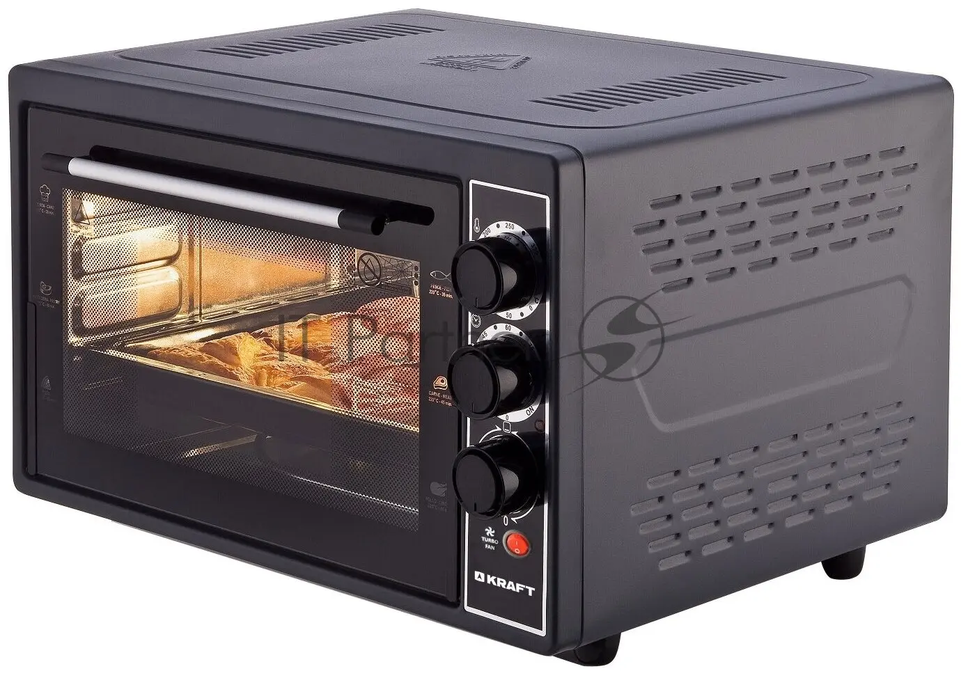 Мини-печь Kraft KF-MO 3802 KBL черный 1