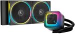Система жидкостного охлаждения Deepcool LE240 PRO ARGb Soc-AM5/AM4/1200/1700/1851 черный 4-pin 28.2-33dB Al 280W 1347gr Ret (R-LE240PRO-BKAMMC-G-1) 6
