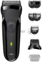 Электробритва Braun S3 300BT черная сухое бритье с триммером для бороды тип 5408 2