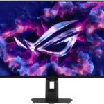Монитор 31.5" Asus ROG Strix XG32UCDS QD-OLED 3840x2160, 165 Гц, 0.03 мс, 16:9, 1000 кд/м² (пиковая), 2×HDMI 2.1, DP 1.4, USB-C (15 Вт PD), 3.5 Jack, DisplayHDR True Black 400, HDR10, FreeSync Premium, черный
