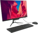 Моноблок Digma Pro Base 23.8" Full HD i3 12100 (3.3) 8Gb SSD 512Gb UHDG 730 CR Windows 11 Pro GbitEth WiFi BT 90W клавиатура мышь Cam черный 1920x1080 11