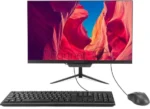 Моноблок Digma Pro Base 23.8" Full HD i3 12100 (3.3) 8Gb SSD 512Gb UHDG 730 CR Windows 11 Pro GbitEth WiFi BT 90W клавиатура мышь Cam черный 1920x1080 30