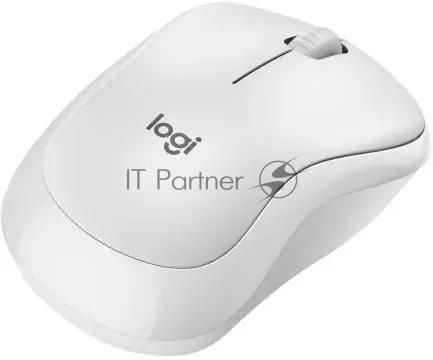 Мышь беспроводная Logitech M240 SILENT белый, 4000 dpi, Bluetooth, кнопки - 3