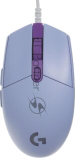 Мышь проводная Logitech G102 LIGHTSYNC фиолетовый, 8000 dpi, USB, кнопки - 6 12