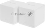Бесшовный Mesh роутер Mercusys Halo H60X(2-pack) AX1500 10/100/1000BASE-TX белый (упак.:2шт) 13