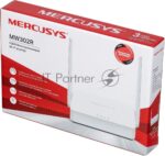 Роутер Mercusys 300Mbps Multi-Mode Wireless N Router, 2× Fixed External Antennas, 2× 10/100 Mbps LAN Ports, 1× 10/100 Mbps WAN Port, FEATURE: Access Point Mode, WPS/Reset Button, IPTV, IPv6, Beamforming, MU-MIMO, Parental Controls, Guest Network 3
