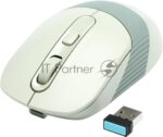 Мышь беспроводная A4Tech Fstyler FB10C зеленый, 2000 dpi, радиоканал, Bluetooth, USB, кнопки - 4 3