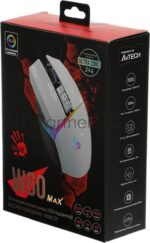 Мышь проводная A4Tech Bloody W60 Max белый, 10000 dpi, USB, кнопки - 10 5