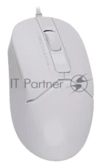 Мышь проводная A4Tech Fstyler FM12 белый, 1200 dpi, USB, кнопки - 3 3