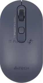 Мышь беспроводная A4Tech Fstyler FG20 пепельный/синий, 2000 dpi, радиоканал, USB, кнопки - 4 10