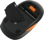 Мышь беспроводная A4Tech Fstyler FG10S черный/оранжевый, 2000 dpi, радиоканал, USB, кнопки - 4 5